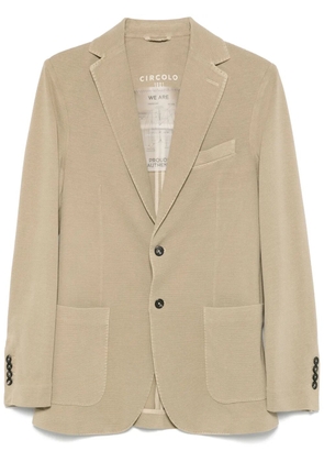 Circolo 1901 waffle-knit blazer - Green