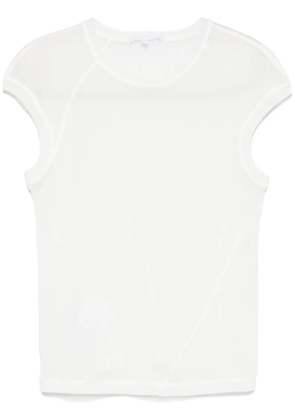 Helmut Lang twisted sheer T-shirt - White