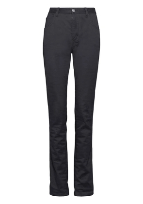 Maison Margiela Invitation-print skinny jeans - Black