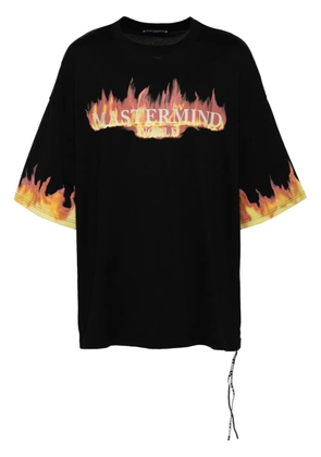 Mastermind World logo-print T-shirt - Black