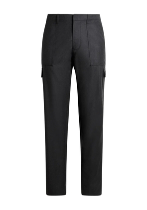 ETRO wool cargo-pocket trousers - Black