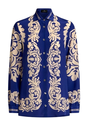 ETRO silk shirt - Blue
