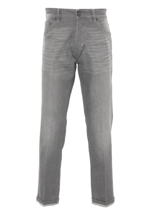 PT Torino stonewashed tapered jeans - Grey