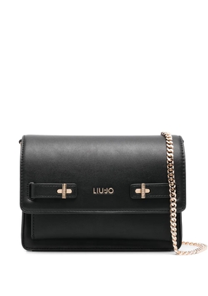 LIU JO logo-lettering cross body bag - Black