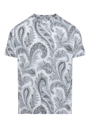 ETRO paisley-print T-shirt - Grey