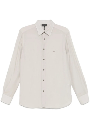Emporio Armani pinstripe shirt - Neutrals