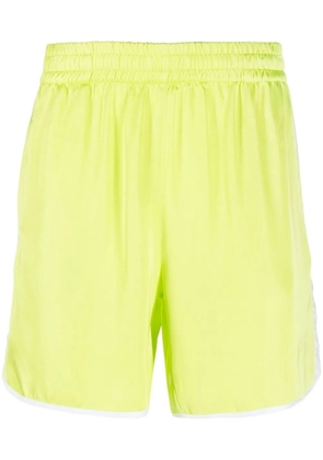 BLUE SKY INN contrasting-sides track shorts - Green