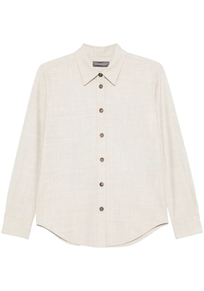 Lorena Antoniazzi mélange shirt - Neutrals