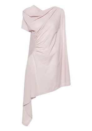 Issey Miyake draped asymmetric dress - Pink
