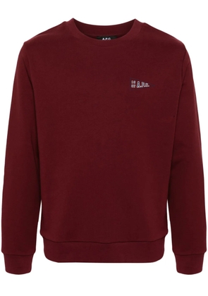 A.P.C. logo-embroidered sweater