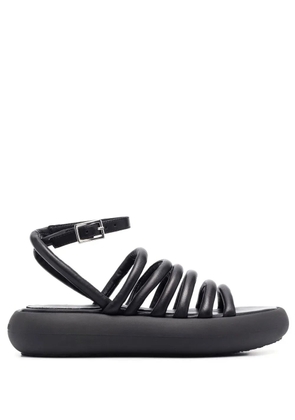 Vic Matie strappy leather sandals - Black