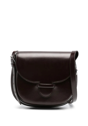 LEMAIRE Cartridge leather crossbody bag - Brown