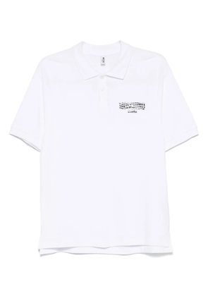 Moschino logo-print polo shirt - White