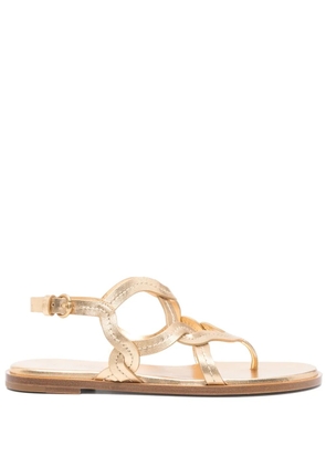 Gianvito Rossi leather sandals - Gold