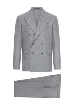 Tagliatore wool double-breasted suit - Grey