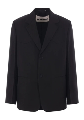 Jil Sander single-breasted blazer - Black