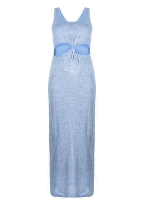 Simkhai Rayne sequined maxi dress - Blue