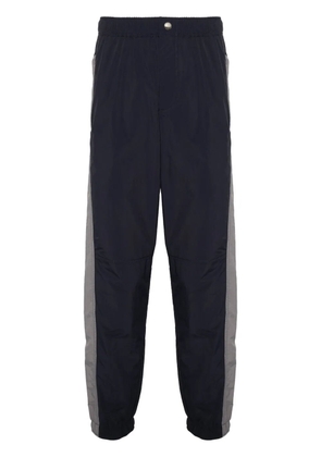 Maison Kitsuné colour-block track pants - Blue