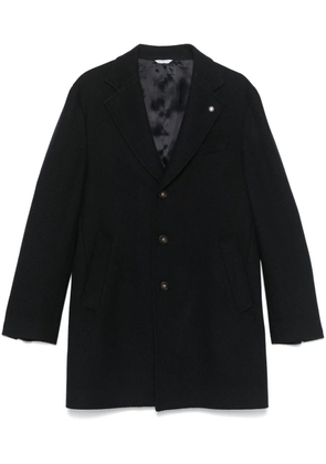 Manuel Ritz geometric-pattern coat - Blue