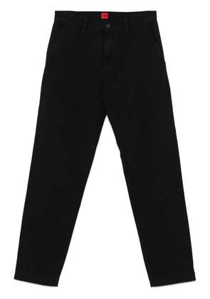 HUGO cotton trousers - Black