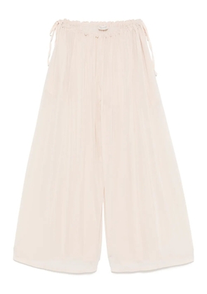 Philosophy Di Lorenzo Serafini mesh palazzo pants - Neutrals