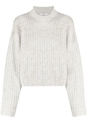 b+ab high-neck drop-shoulder jumper - Grey
