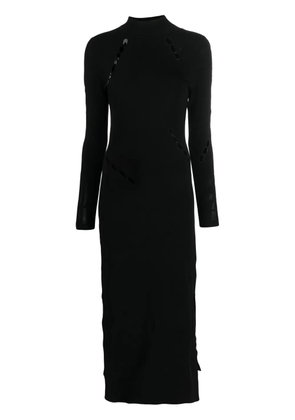 Y-3 Ingesan devoré knitted dress - Black