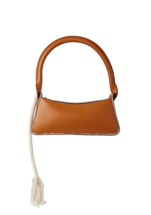 DENTRO leather tote bag - Brown