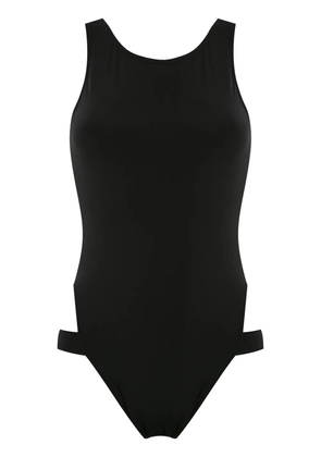 Brigitte strappy high cut leg swimsuit - Black