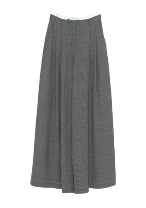 Off-White Pre-Owned 2013 check-pattern trousers - Grey