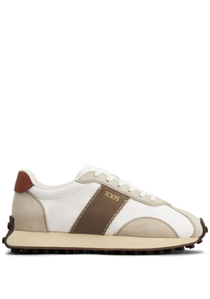 Tod's suede-trimmed sneakers - White