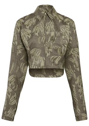Jacquemus graphic-print shirt - Green
