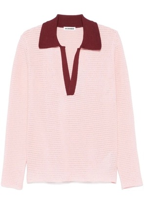 Jil Sander open-knit sweater - Pink