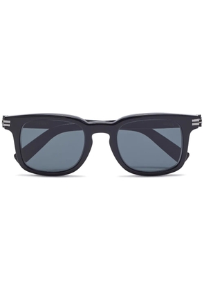 Zegna striped round-frame sunglasses - Black
