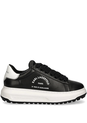 Karl Lagerfeld Kapri Maison Karl leather sneakers - Black