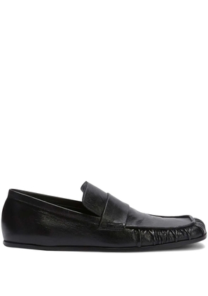 Jil Sander leather loafers - Black