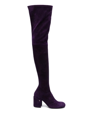 Laurence Dacade Isidor 75mm suede thigh-boots - Purple