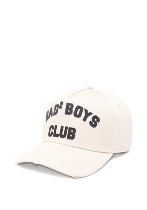 DSQUARED2 D2 College distress-detail baseball cap - Neutrals