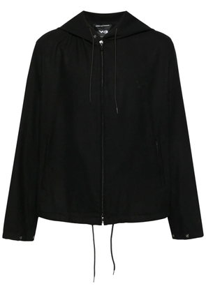 Y-3 Flannel HD hoodie - Black