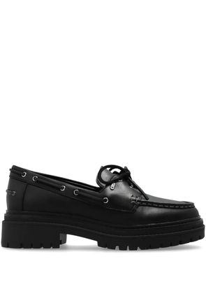 Michael Michael Kors lace-up leather loafers - Black