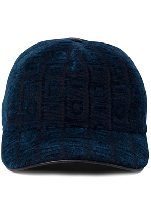 Ferragamo logo velvet cap - Blue