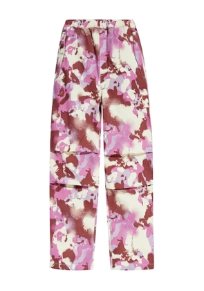 A BATHING APE® camouflage-print trousers - Pink
