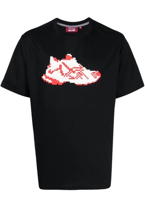 Mostly Heard Rarely Seen 8-Bit Red Runner cotton T-shirt - Black