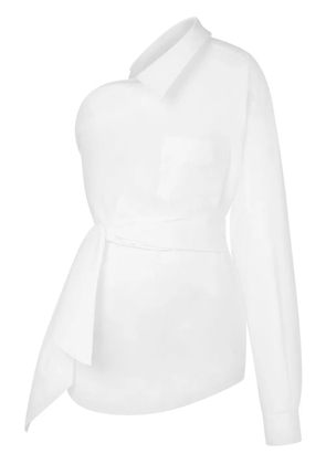 Moschino off-shoulder shirt - White