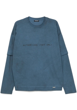 Ground Zero graphic-print T-shirt - Blue