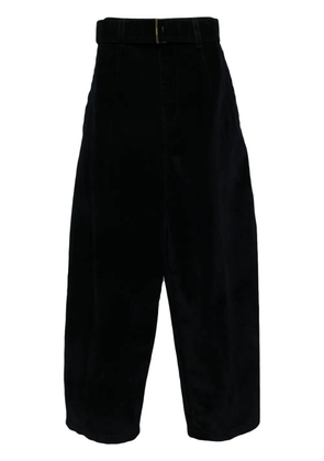 SONGZIO curved belted jeans - Blue