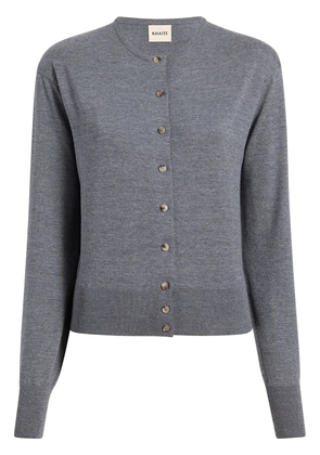 KHAITE The Jackie cardigan - Grey