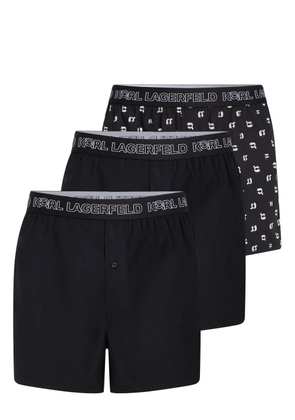 Karl Lagerfeld Ikon boxer shorts (pack of three) - Black