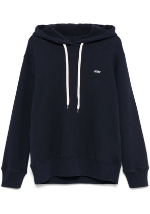 Autry logo-embroidered hoodie - Blue