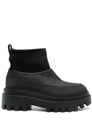 Calvin Klein Jeans logo-print boots - Black
